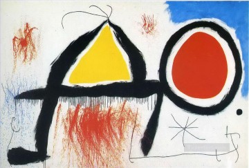 Joan Miró Painting - Personaje frente al sol Joan Miró
